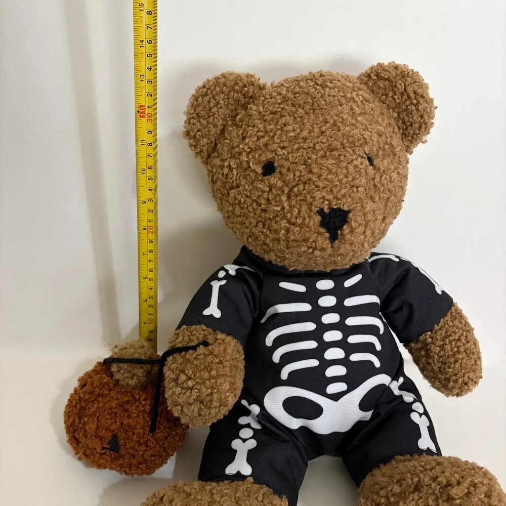 NWT! POTTERY BARN Theo Teddy Trick-or-Treating Pillow Bear Halloween Potterybarn